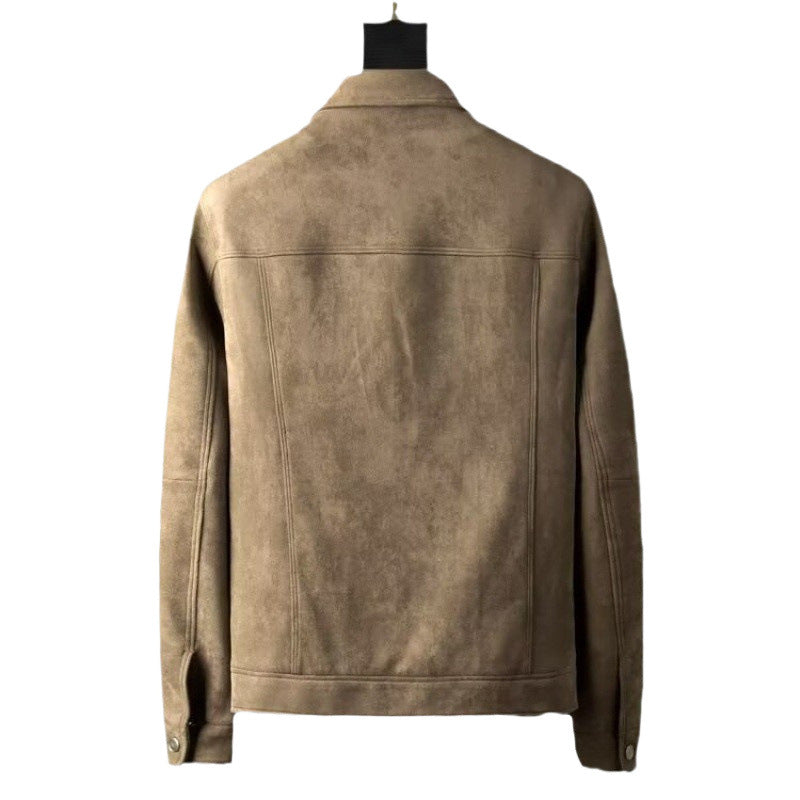 Stretch Suede Jacket for Men