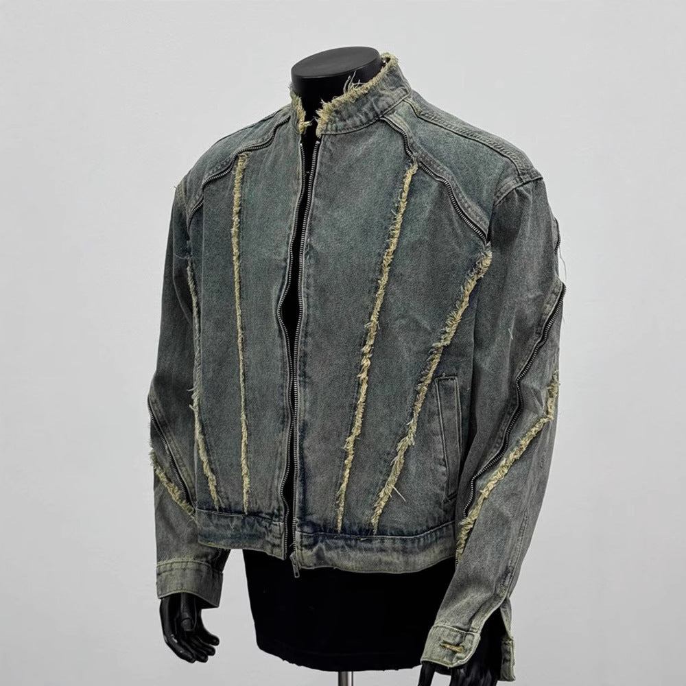 Retro Vintage denim jacket for men