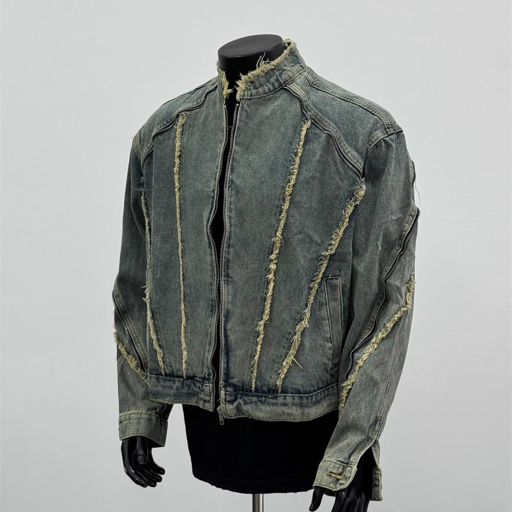 Retro Vintage denim jacket for men