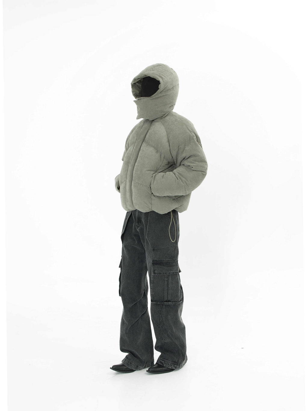 Helmet Armor Split Down coat Jacket