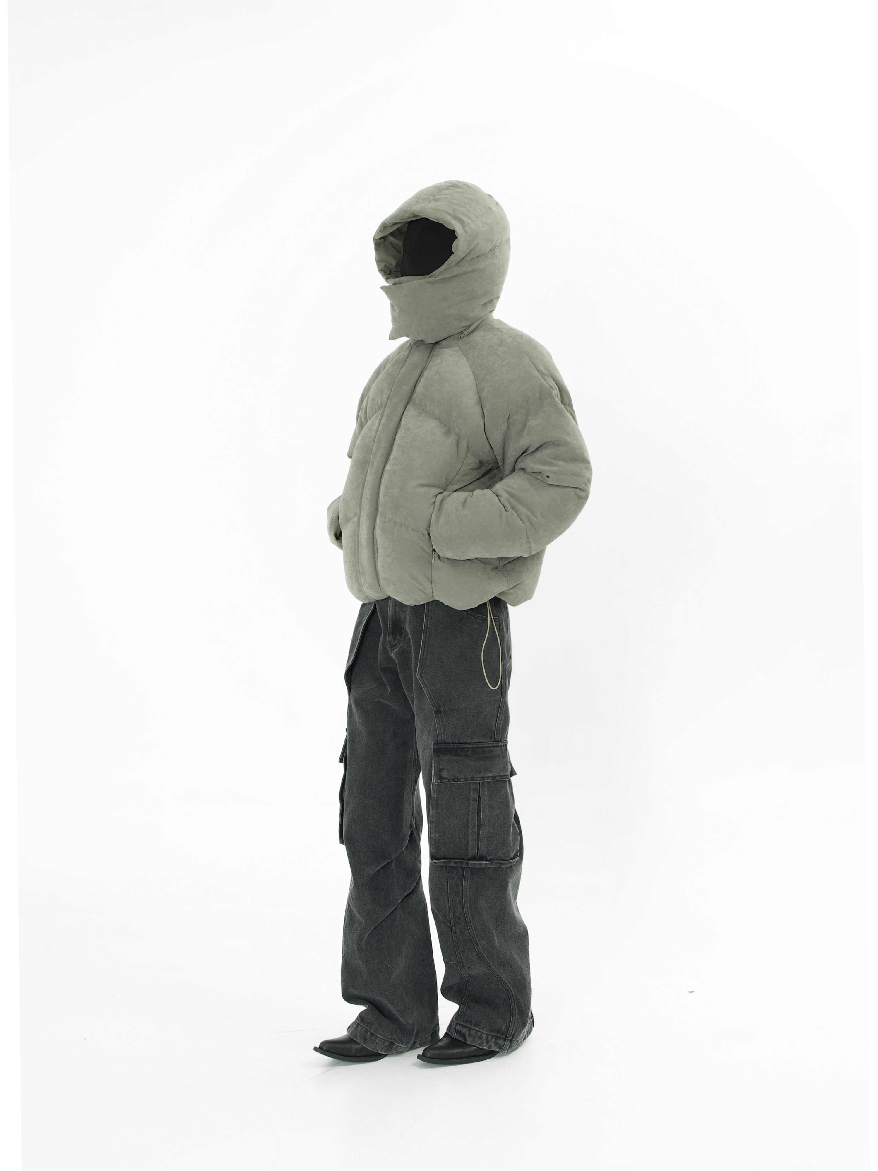 Helmet Armor Split Down coat Jacket