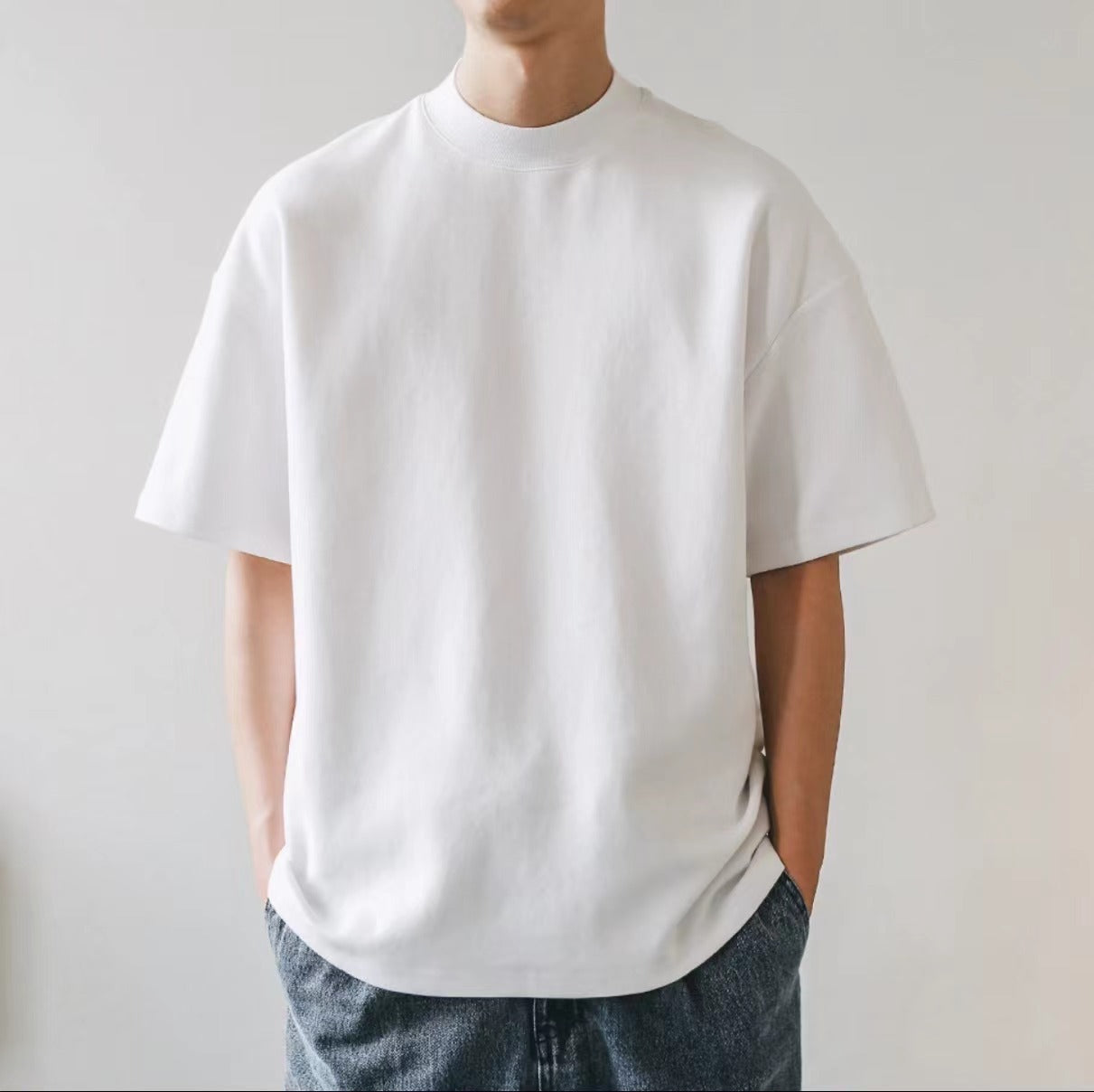 Heavyweight pure cotton T-shirt