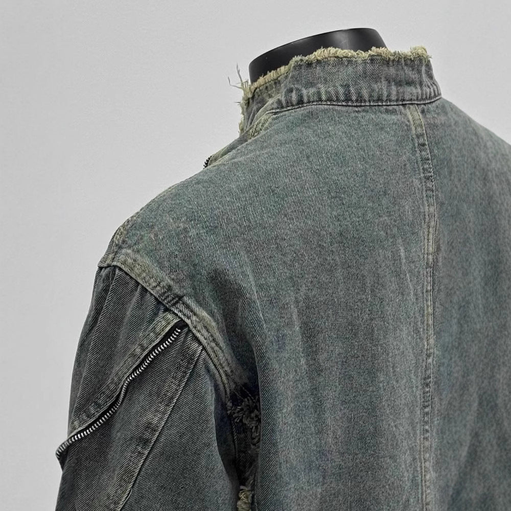 Retro Vintage denim jacket for men