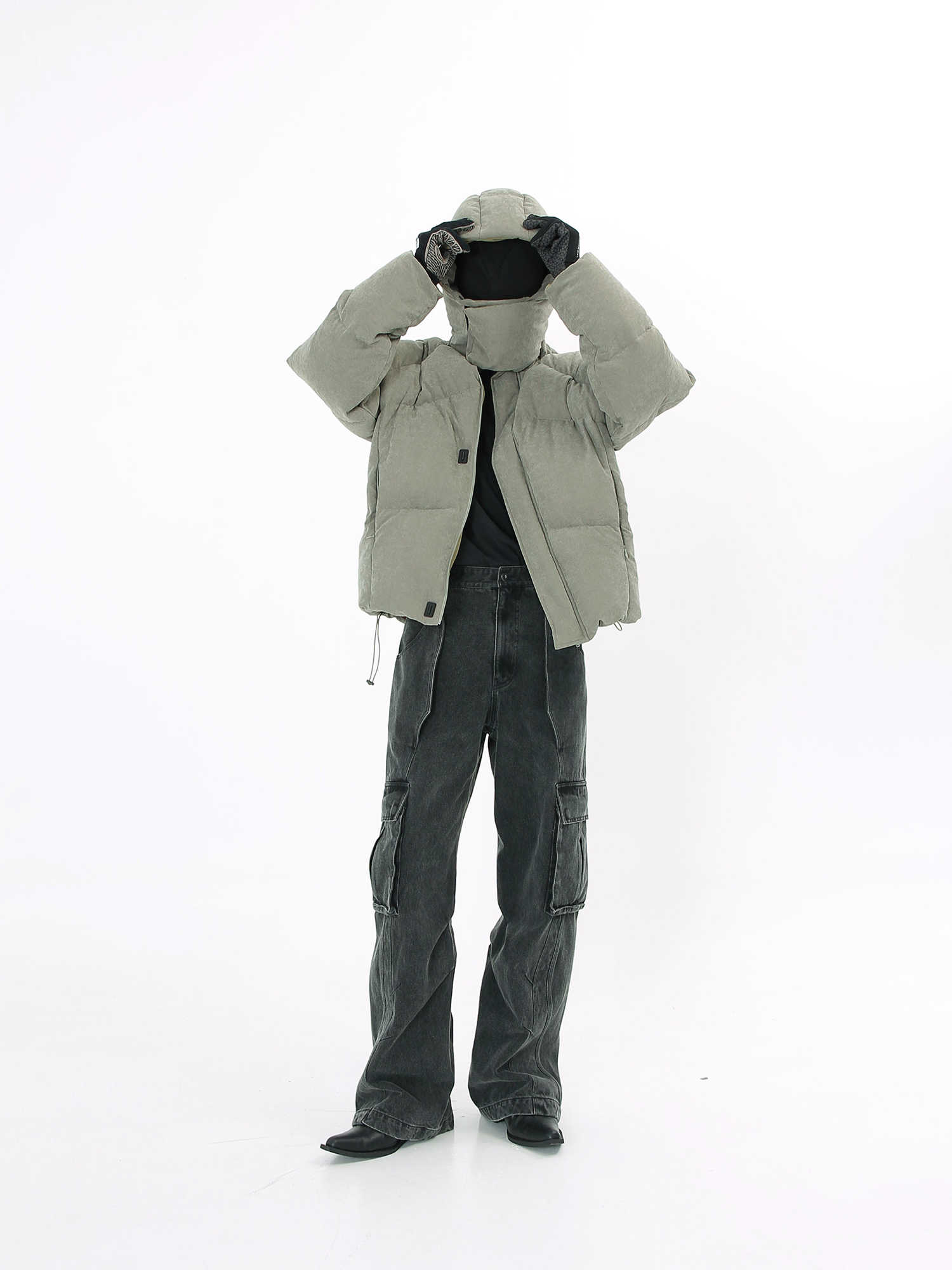 Helmet Armor Split Down coat Jacket