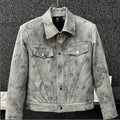 Vintage Retro tie-dye short coat for men