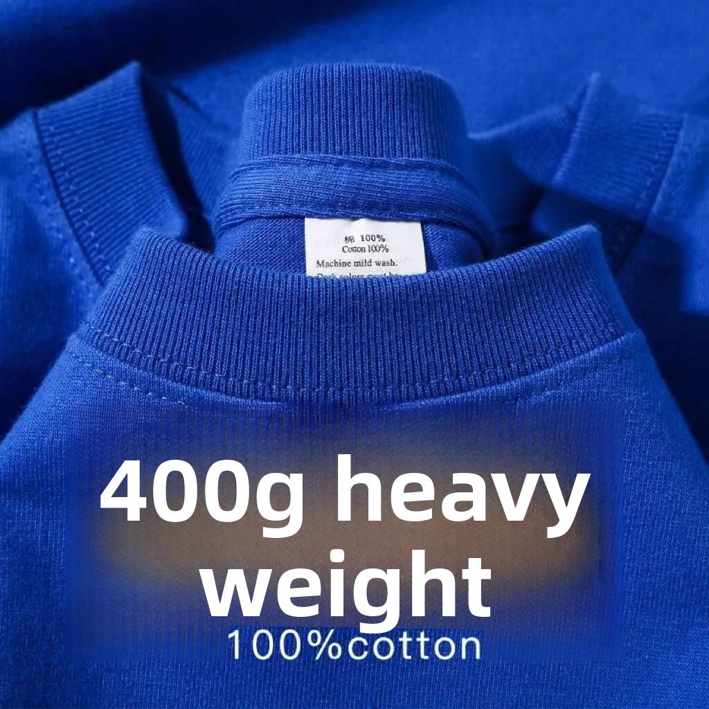 Heavyweight pure cotton T-shirt