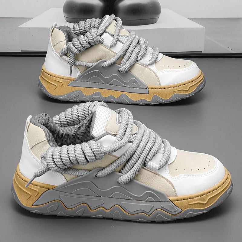 Fashionable platform loafers for men, casual style