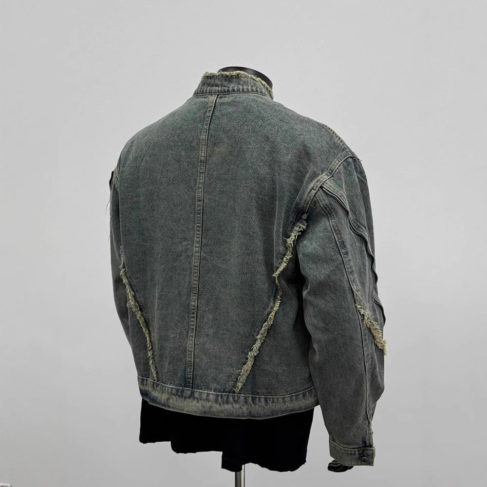 Retro Vintage denim jacket for men