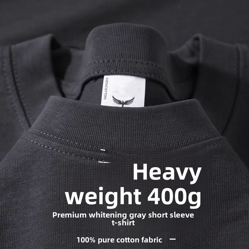 Heavyweight pure cotton T-shirt