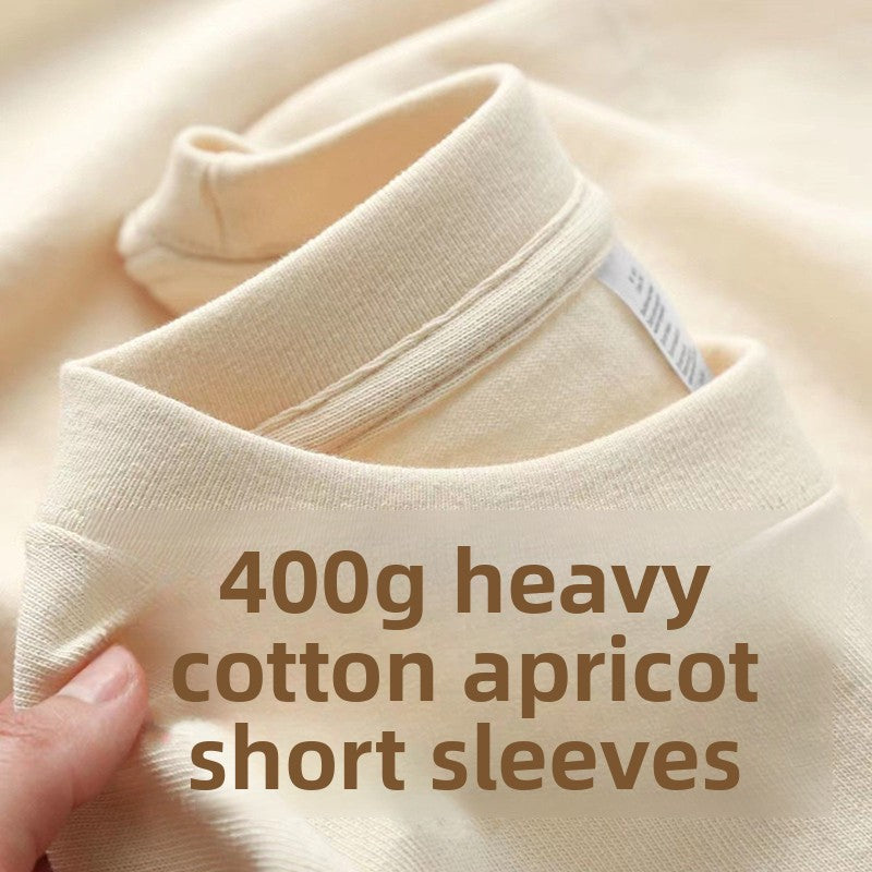 Heavyweight pure cotton T-shirt