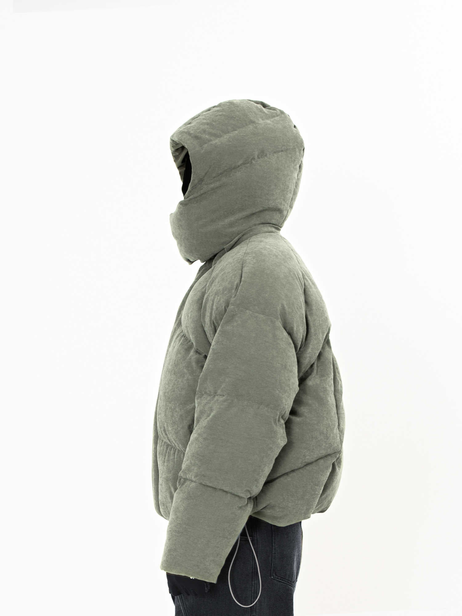 Helmet Armor Split Down coat Jacket